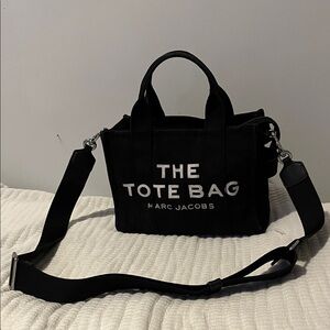 Marc Jacobs The Tote Bag Small Black Canvas